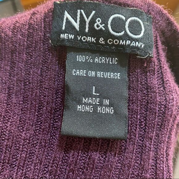 NWOT NY&Co Sweater Top Size L - Picture 3 of 8